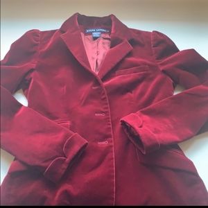 Ralph Lauren Velvet Blazer